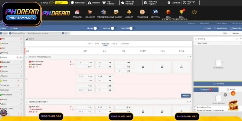 Nangungunang Game Providers sa PHDream