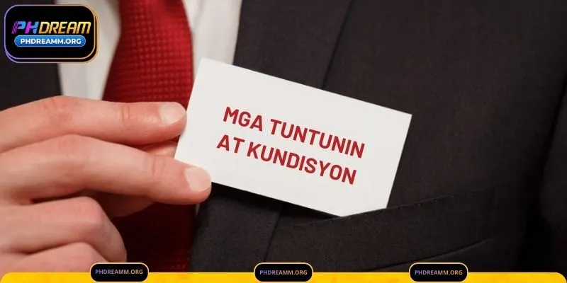 Nilalaman ng Mga Tuntunin at Kundisyon PHDream