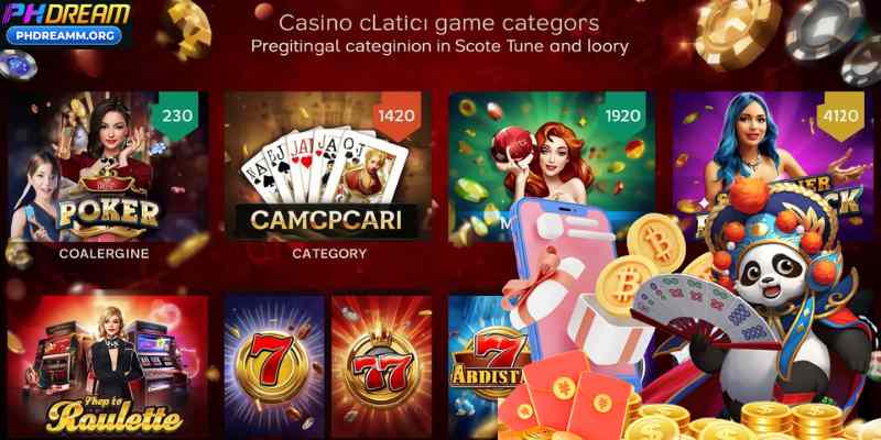   Casino Game Categories Available