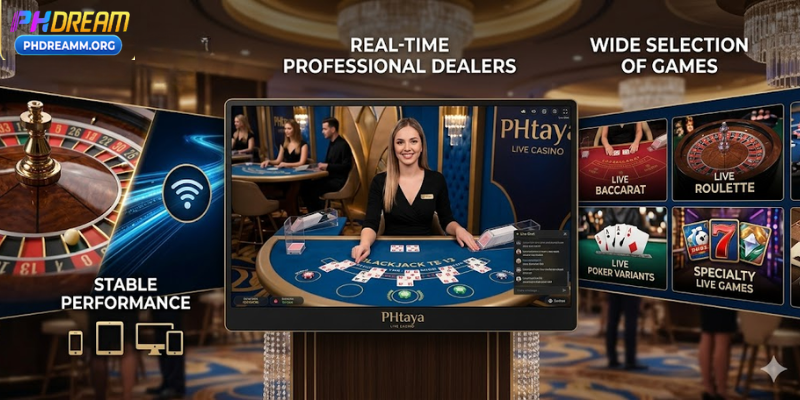 Key Features of PHtaya Live Casino